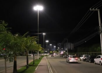 Mais de 80% da iluminação pública de Aracaju já é feita por LED