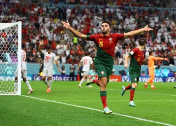 Portugal goleia Suíça por 6 a 1 e está nas quartas da Copa do Catar