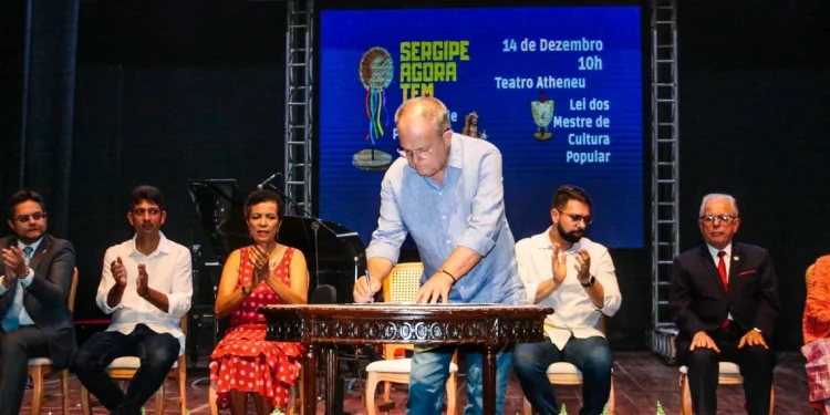 Governador Belivaldo sanciona leis de fomento e preservação da cultura no estado de Sergipe