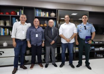 CDL, PM e presidente da Alese dialogam sobre fortalecimento da segurança em Lagarto
