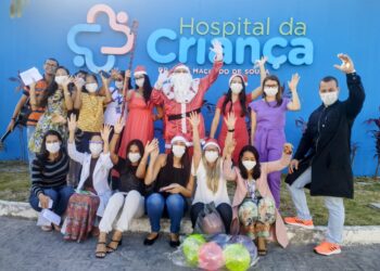 Ação natalina leva alegria e acolhimento aos pequenos pacientes do Hospital da Criança
