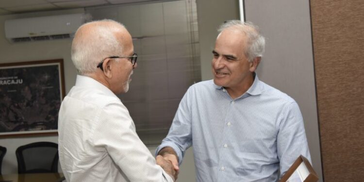 Prefeito Edvaldo recebe o CEO da Energisa, Ricardo Botelho