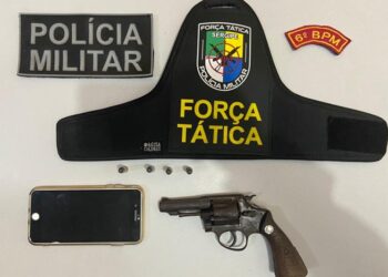 Polícia Militar apreende arma de fogo em Estância