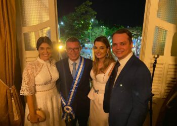 Lidiane Lucena participa de posse de Fábio Mitidieri