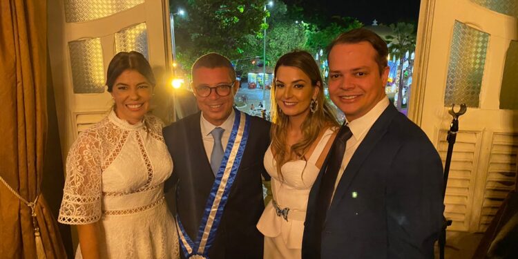 Lidiane Lucena participa de posse de Fábio Mitidieri