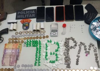 Operação da Polícia Militar intercepta ponto de venda de drogas na Zona Rural de Lagarto