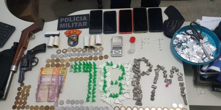 Operação da Polícia Militar intercepta ponto de venda de drogas na Zona Rural de Lagarto