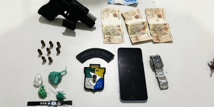 Polícia Militar apreende pistola calibre 380 em Nossa Senhora do Socorro
