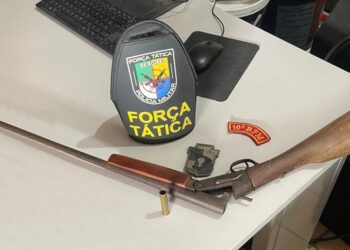 PM apreende arma de fogo em Nossa Senhora das Dores