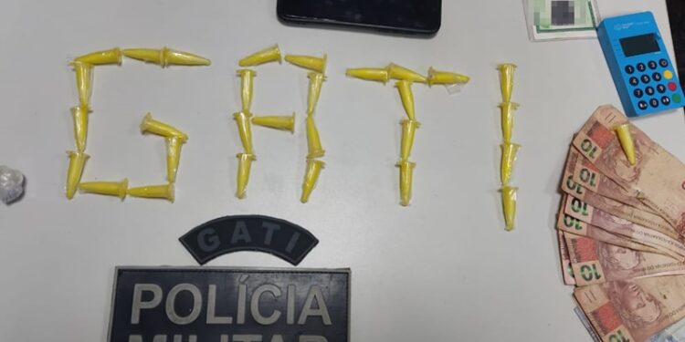 Polícia Militar prende homem por tráfico de drogas em Laranjeiras