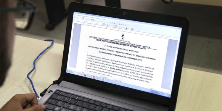 Fapitec/SE prorroga inscrições de editais de financiamento de projetos e bolsas