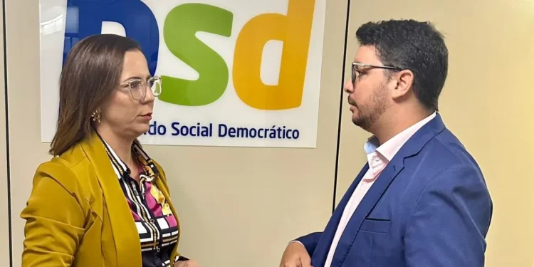 Parceria nova: Júnior Macarrão e a deputada federal Katarina Feitoza