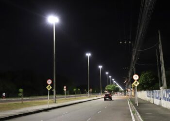 Mais de 90% do parque de iluminação de Aracaju já é composto por lâmpadas de LED