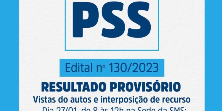 Prefeitura de Aracaju divulga resultado provisório do PSS da Saúde