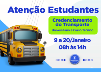 Prefeitura de São Cristóvão abre cadastramento para transporte universitário a partir da próxima segunda (09)