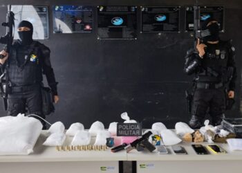 Polícia Militar prende suspeito de tráfico de drogas no bairro Japãozinho