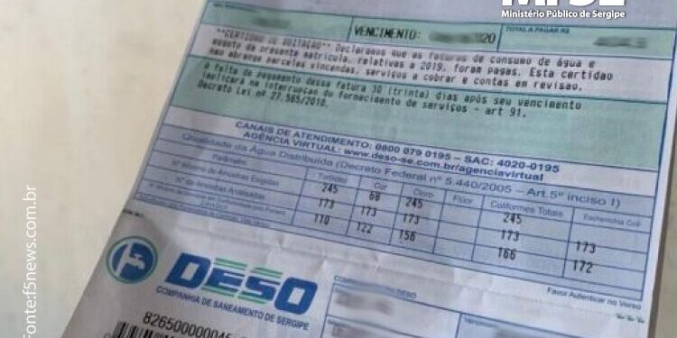 MPSE ajuíza Ação para que Deso suspenda cobrança da tarifa de esgoto dos moradores do Conj. Padre Pedro