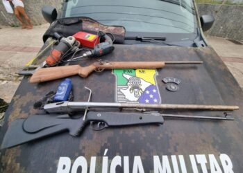 Polícia Militar prende homem por porte ilegal de arma na Barra dos Coqueiros