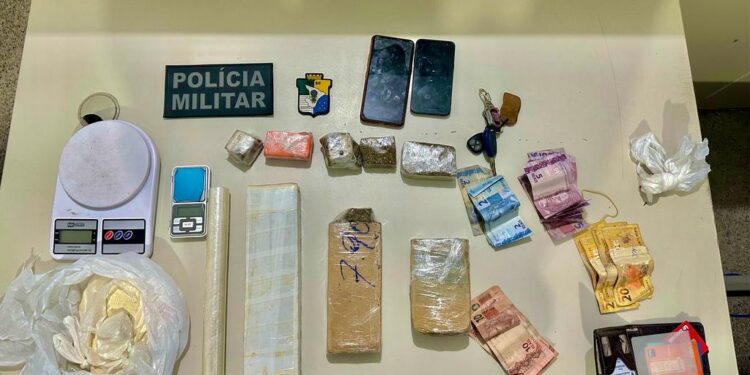 Polícia Militar apreende drogas e veículo na Zona Norte de Aracaju