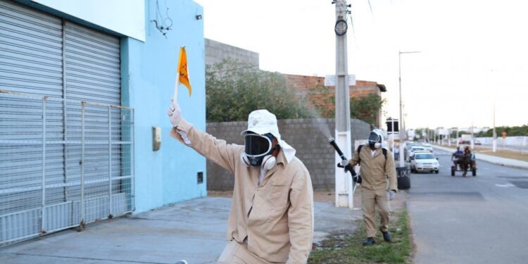 Aracaju reforça aplicação do fumacê costal para evitar proliferação do Aedes aegypti