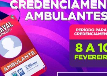 São Cristóvão abre credenciamento de ambulantes para o Carnaval nesta quarta