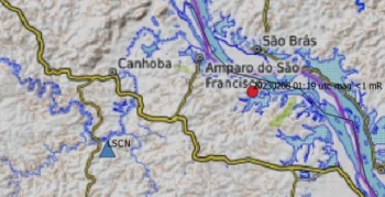 Tremores de terra são registrados em Amparo de São Francisco