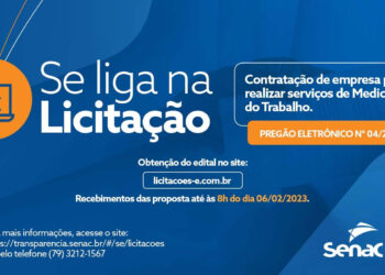 Senac/SE realiza Pregão Eletrônico para a contratação de serviços de Medicina do Trabalho