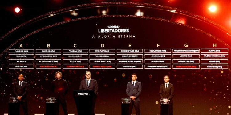 Conmebol sorteia grupos da edição 2023 da Copa Libertadores