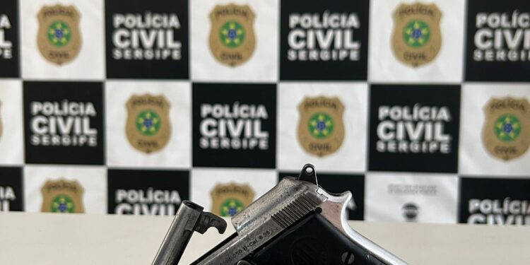 Polícia Civil apreende arma de fogo utilizada em tentativa de homicídio em Ribeirópolis