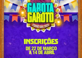 Concurso para eleger Garota e Garoto Forró Siri 2023 abrirá inscrições na próxima quarta-feira, 22