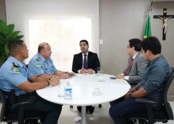 Novo comandante da Polícia Militar visita presidente da Alese