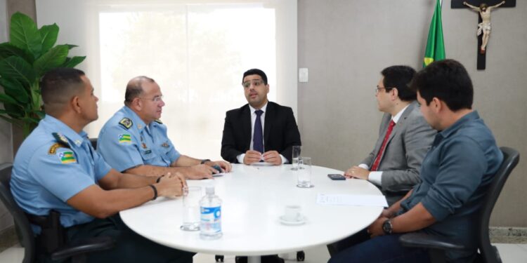 Novo comandante da Polícia Militar visita presidente da Alese