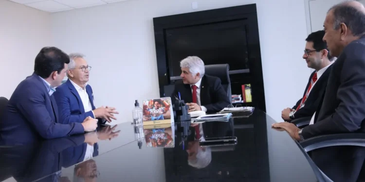 Deputado estadual Paulo Júnior visita o Procurador Geral de Justiça de Sergipe