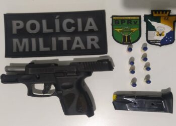 Polícia Militar prende homem por porte ilegal de arma de fogo em Ribeirópolis