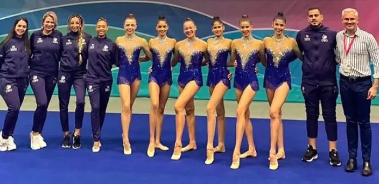 Brasil conquista medalha de ouro inédita na Copa do Mundo de Ginástica Rítmica