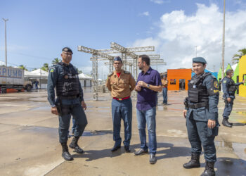 SSP faz vistoria técnica na área do Arraiá do Povo, na Orla de Atalaia