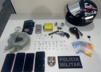 Polícia Militar prende três suspeitos de tráfico de drogas em São Cristóvão