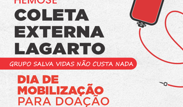 Hemose leva programa Coleta Externa para Lagarto