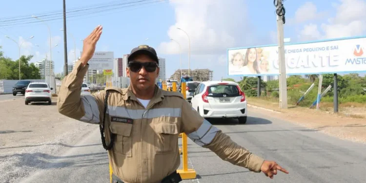 Trânsito na ponte sobre o rio Poxim será alterado nesta quinta-feira na avenida Beira Mar, sentido praias/Centro