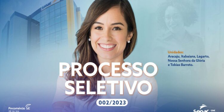 Senac Sergipe abre inscrições para Processo Seletivo para as unidades de Aracaju e do interior