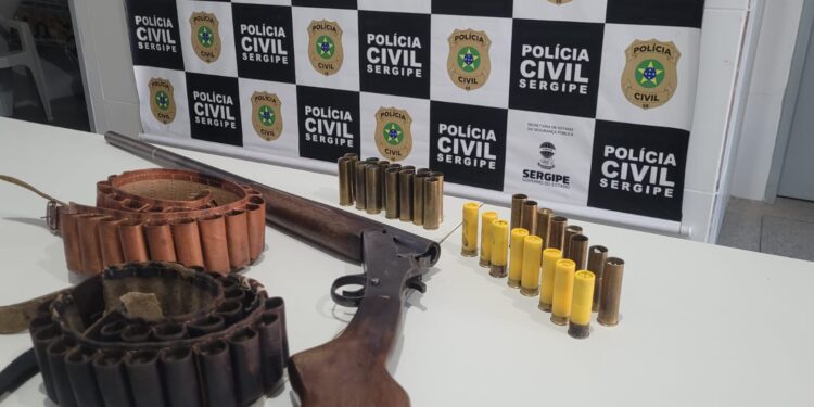 Polícia Civil prende suspeito por posse ilegal de arma de fogo em Nossa Senhora Aparecida