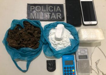 Polícia Militar prende suspeito de tráfico ilícito de drogas em Pirambu