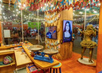 Instituto Banese leva mostra interativa sobre cultura sergipana para o Arraiá do Povo