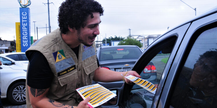 Lei Seca: SMTT de São Cristóvão realiza ação conjunta com outras autoridades do trânsito para conscientizar motoristas