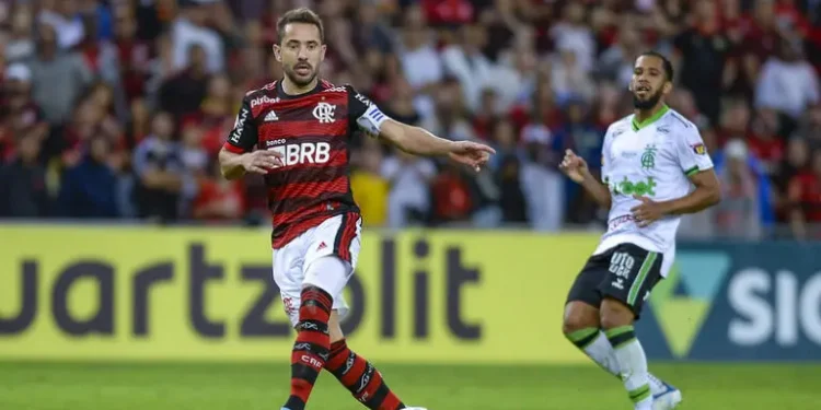 Flamengo faz gol nos acréscimos, mas para no América-MG e perde chance de encostar no líder Botafogo