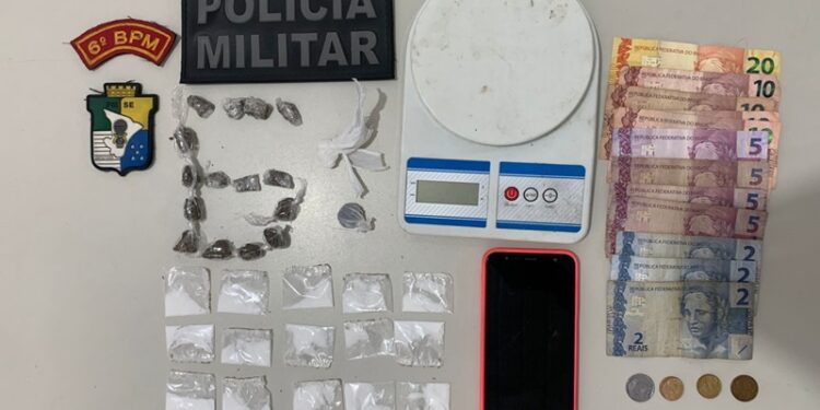 Polícia Militar prende dois homens por tráfico de drogas em Itaporanga