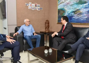 Prefeito Edvaldo Nogueira recebe diretor-presidente da Geap Autogestão em Saúde, Douglas Figueredo