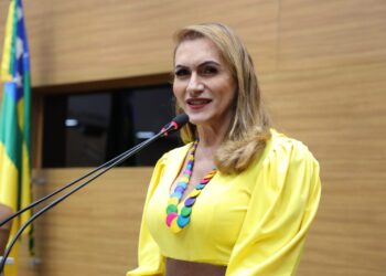 Linda Brasil discursa sobre serviços do INSS, linguagem inclusiva e insegurança alimentar
