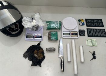 Polícia Militar prende homem com cocaína e maconha no Bairro 17 de Março, em Aracaju