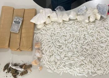 Ação conjunta resulta na apreensão de mais de 5kg de drogas em Itabaiana